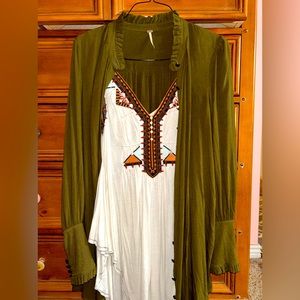 Free People Army Green Jacket